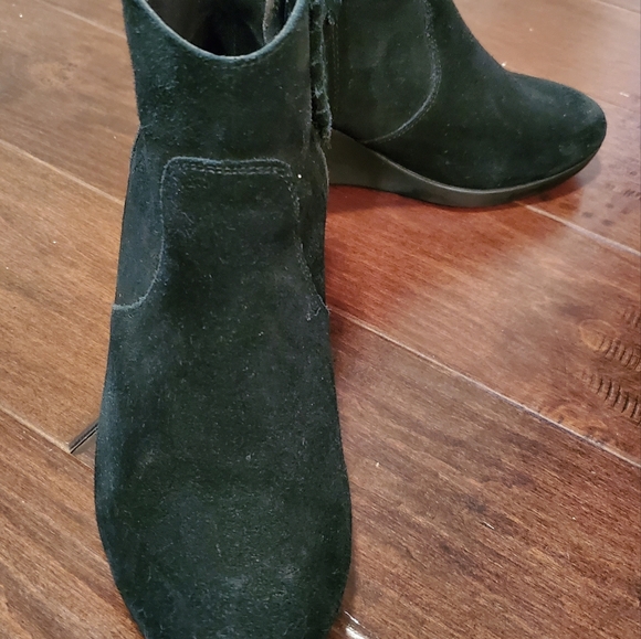 Suede Croc Ankle Boots - Picture 7 of 9